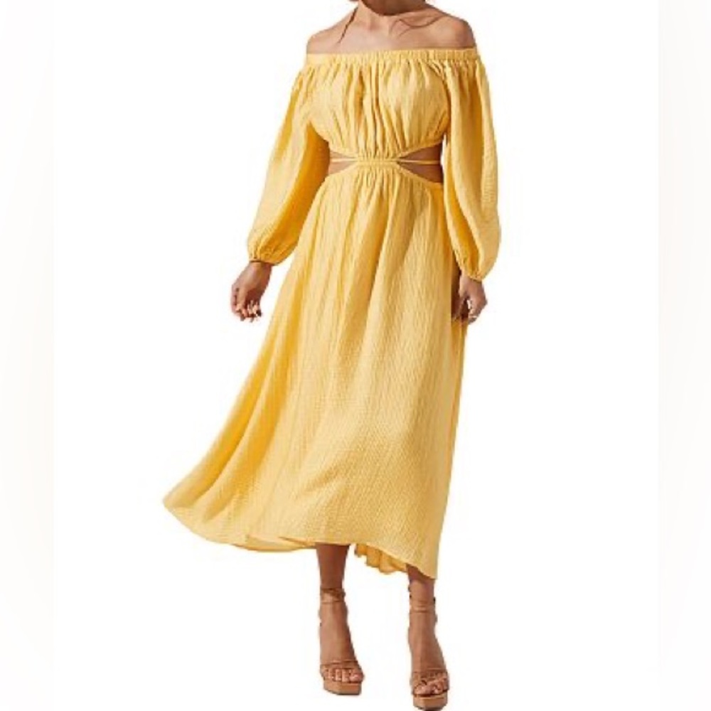 ASTR the label yellow dress